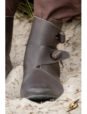 Chaussures Jorik en cuir marron foncé