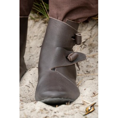 Chaussures Jorik en cuir marron foncé
