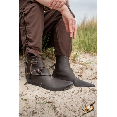 Chaussures Jorik en cuir marron foncé