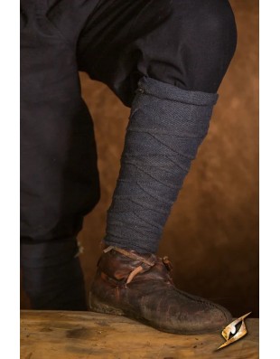 Bandes de jambes Woodland – Guêtres médiévales en coton