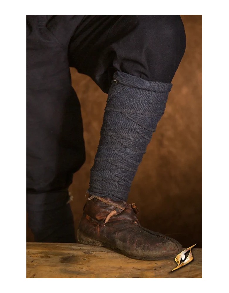 Bandes de jambes Woodland – Guêtres médiévales en coton