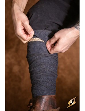 Bandes de jambes Woodland – Guêtres médiévales en coton