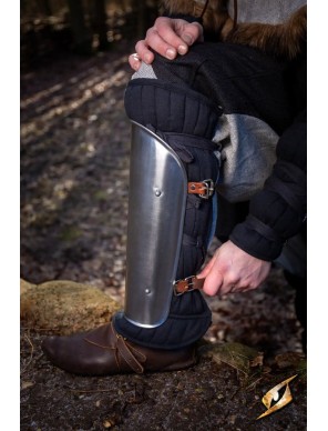 Ensemble de Brassards et jambières rembourrés – Protection matelassée médiévale