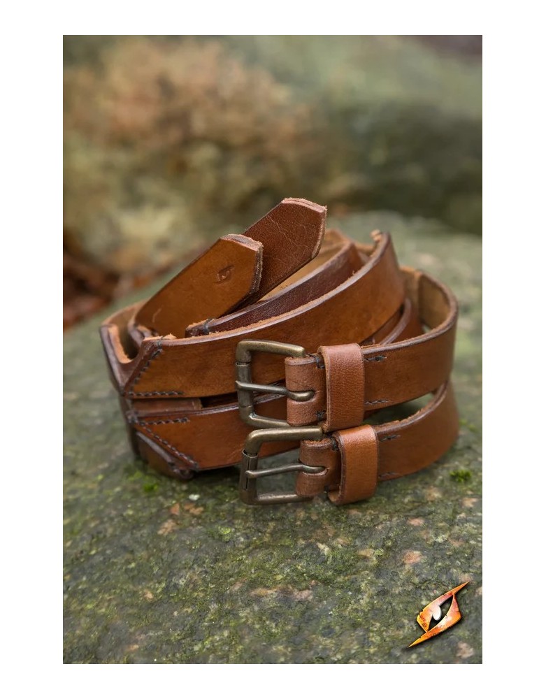 Ceinture médiévale Twin Belt en cuir