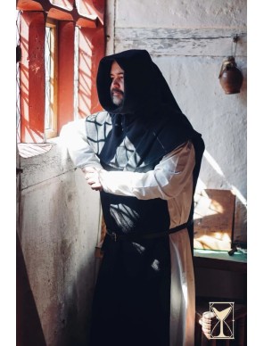 Cyclas médiévale Bernard en laine noire
