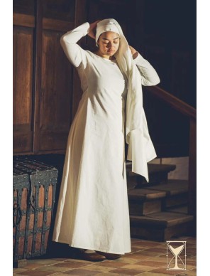 Chemise médiévale femme en coton naturel