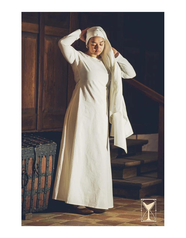 Chemise médiévale femme en coton naturel