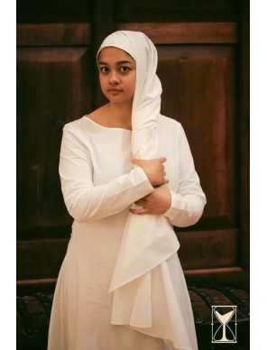 Chemise médiévale femme en coton naturel