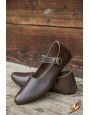 Chaussures médiévales Astrid en cuir