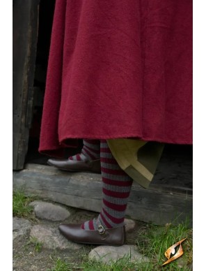 Chaussures médiévales Astrid en cuir