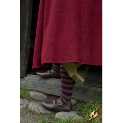 Chaussures médiévales Astrid en cuir