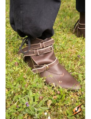 Chaussures médiévales Godfrey en cuir