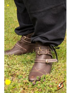 Chaussures médiévales Godfrey en cuir