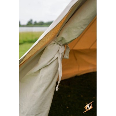 Tente médiévale cloche Compact 3,5 m et 5 m en coton