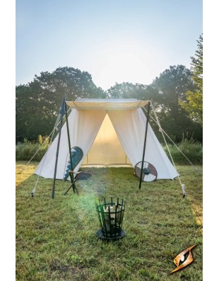 Tente médiévale pavillon à deux pans 3 × 5 m