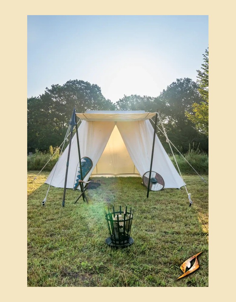 Tente médiévale pavillon à deux pans 3 × 5 m