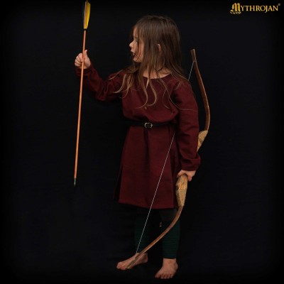 Tunique Viking Médiévale Enfant Marron – 110, 128 et 145 cm