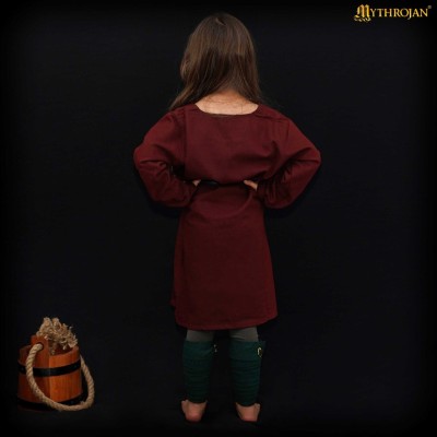 Tunique Viking Médiévale Enfant Marron – 110, 128 et 145 cm