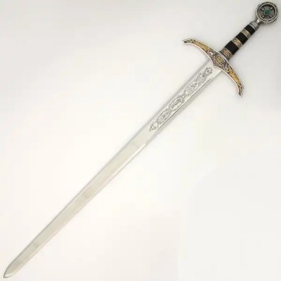 Épée de Robin des Bois Marto – Argent et Or – 125 cm – Tolède