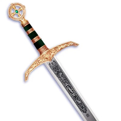 Épée Robin des Bois Marto Gravure Profonde Or – 125 cm