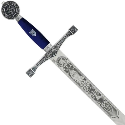 Épée Excalibur Marto Gravure Profonde Argent – 120 cm