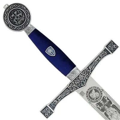 Épée Excalibur Marto Gravure Profonde Argent – 120 cm
