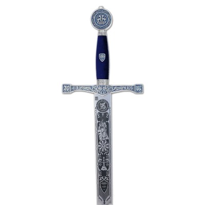 Épée Excalibur Marto Gravure Profonde Argent – 120 cm