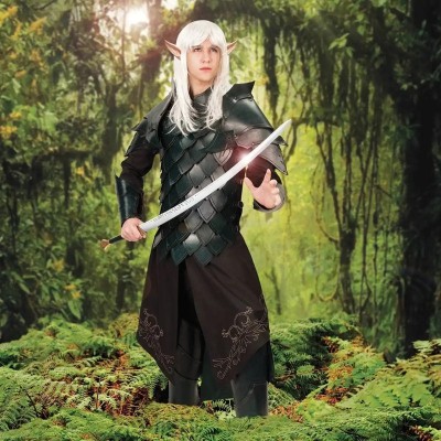 Armure de Bataille Elfe Verte en Cuir – Windlass – L/XL