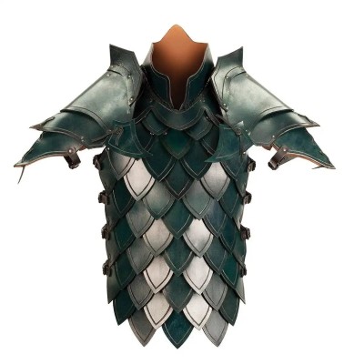 Armure de Bataille Elfe Verte en Cuir – Windlass – L/XL