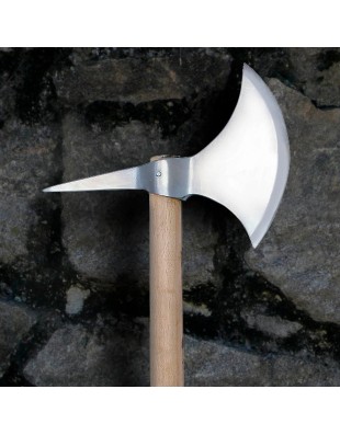 Hache médiévale de combat - la forge des chevalier®