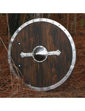 Bouclier Viking - Guerriere au bouclier - LA FORGE DES CHEVALIERS®