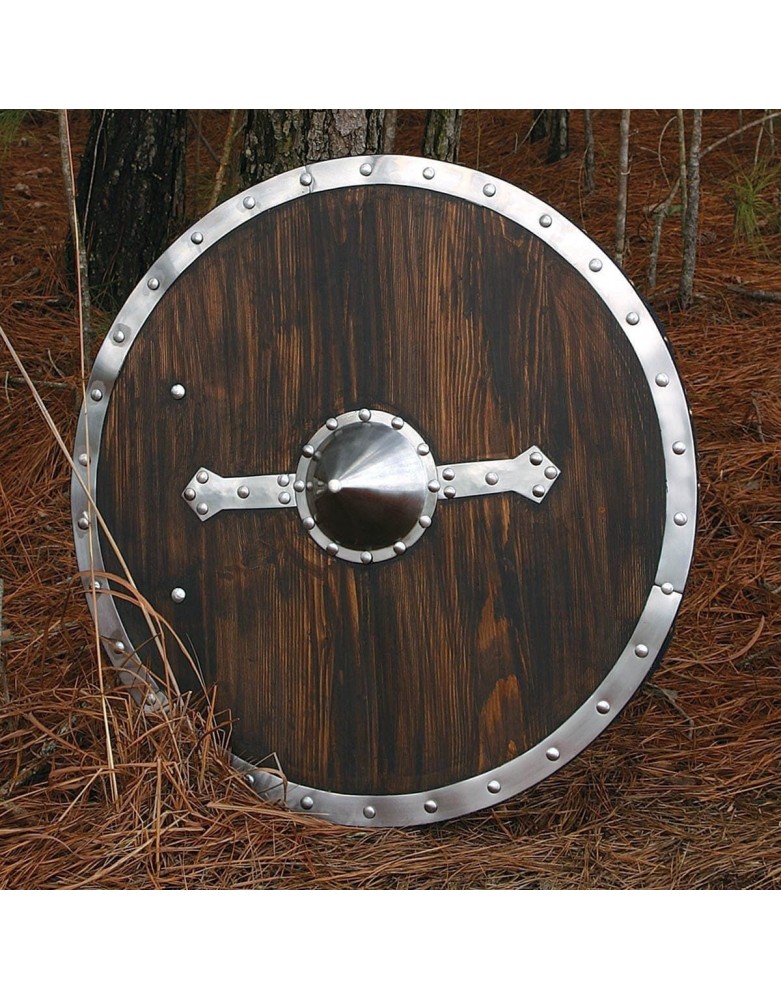 Bouclier Viking - Guerriere au bouclier - LA FORGE DES CHEVALIERS®