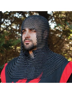 Coiffe en cotte de mailles - LA FORGE DES CHEVALIERS®