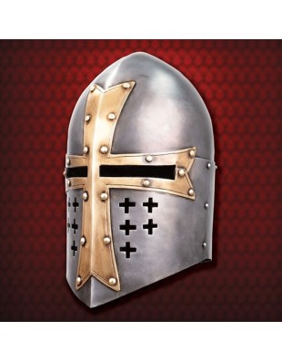 Casque des Templiers - la forge des chevaliers®
