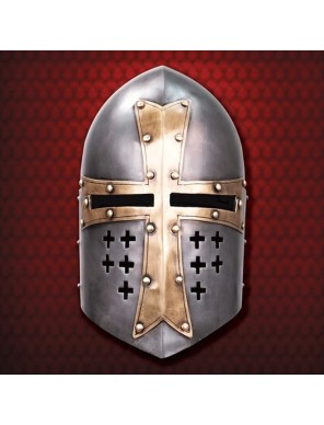 Casque des Templiers - la forge des chevaliers®