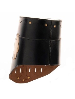 Casque de Croisé en Cuir - la forge des chevaliers®