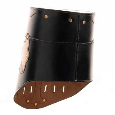 Casque de Croisé en Cuir - la forge des chevaliers®