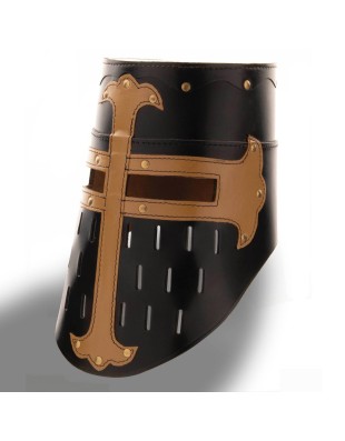 Casque de Croisé en Cuir - la forge des chevaliers®