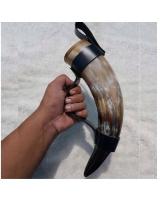 Corne à boire naturelle Viking - La forge des Chevaliers®