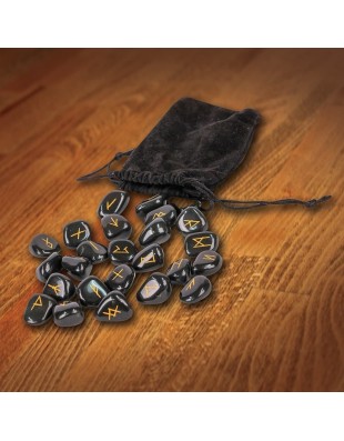 Ensemble de Runes Vikings en Pierre - la forge des chevaliers®