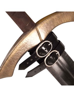 Ceinture d'Épée Médiévale Réglable – Double - la forge des chevaliers®