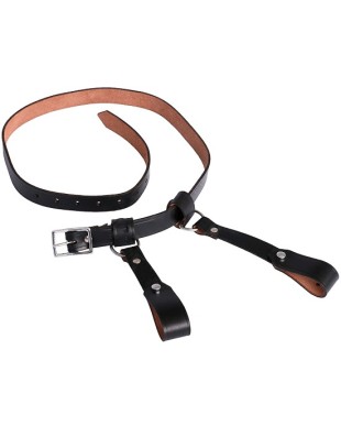 Ceinture en Cuir à Double Sangle - la forge des chevaliers®