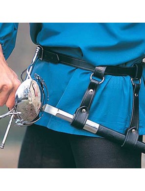 Ceinture en Cuir à Double Sangle - la forge des chevaliers®