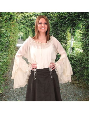 Chemisier polyvalent blanc Femme