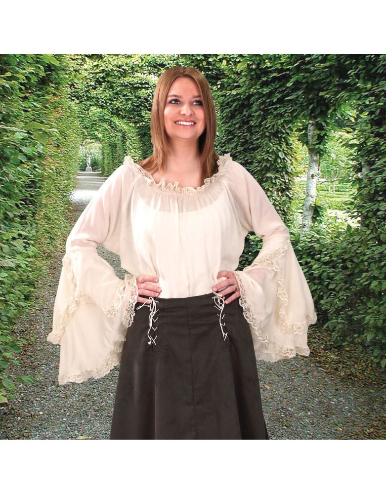 Chemisier polyvalent blanc Femme