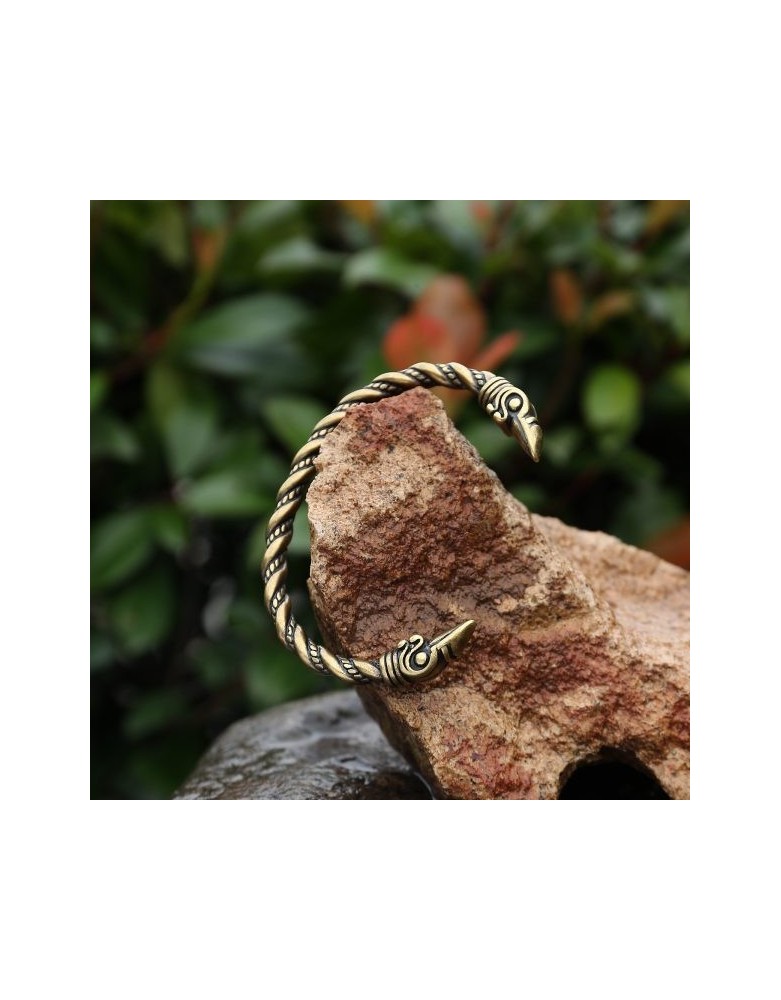 Bracelet Corbeau couleur Bronze - la forge des chevaliers®