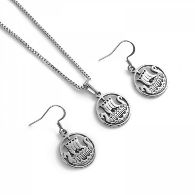 Parure Collier et Boucles d'Oreilles Viking - la forge des chevaliers®