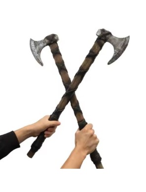 Hache Viking manche décoré - la forge des chevaliers®