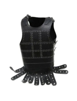 Armure médiévale cuir noir - La Forge des Chevaliers®