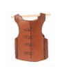 Armure plastron en cuir marron - La Forge des Chevaliers®